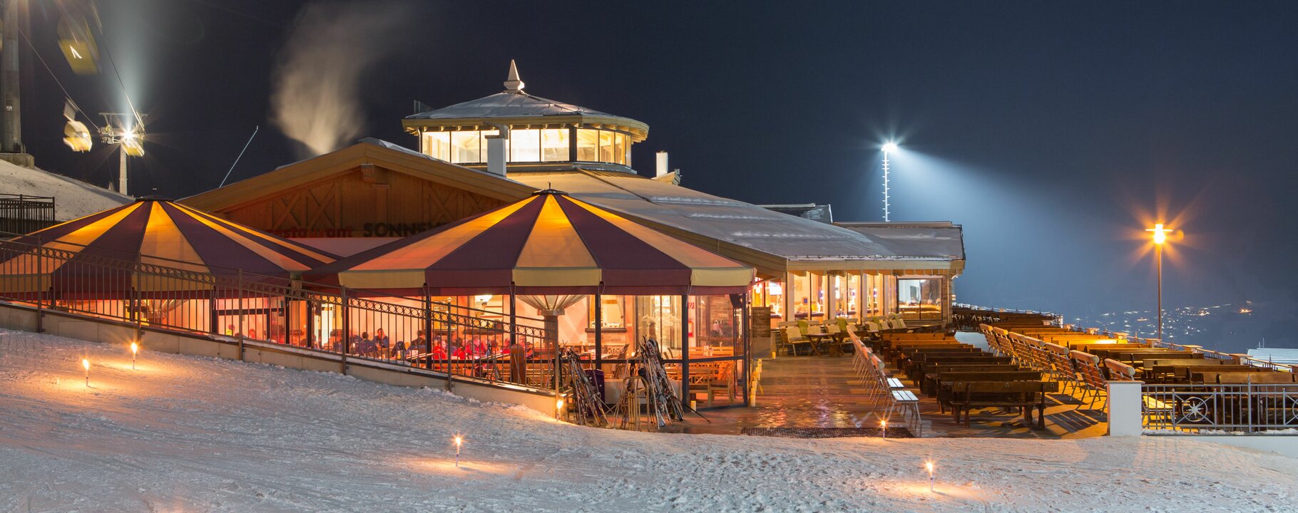 The Restaurant Sonnenburg in Serfaus-Fiss-Ladis in Tyrol | © Andreas Kirschner