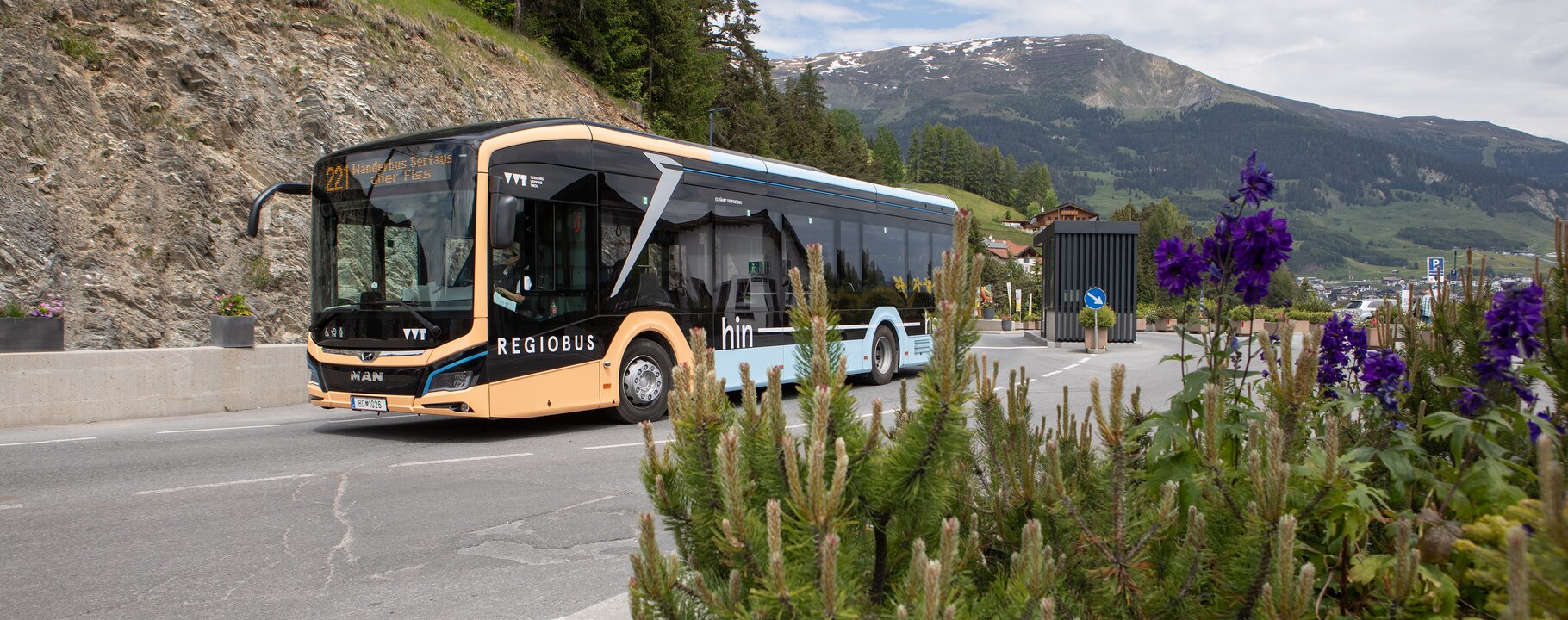 Der Wanderbus in Serfaus-Fiss-Ladis in Tirol | © Andreas Kirschner