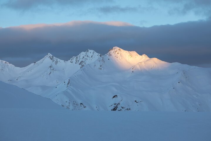 Schnee bedeckte Berge