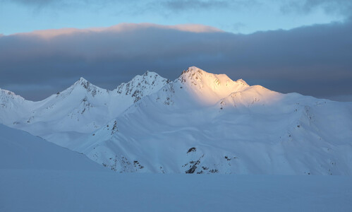 Schnee bedeckte Berge