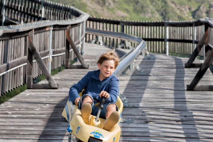 Summer tobogganing