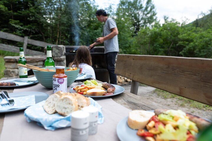 Grillen mit Freunde