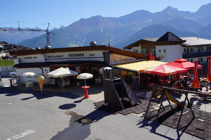 Café Krismer outside view summer