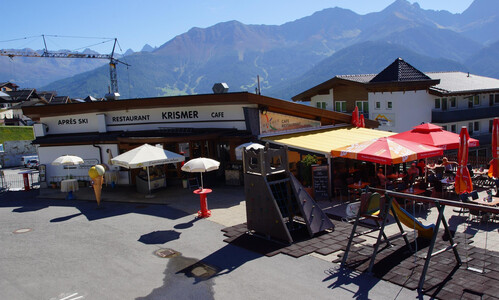 Café Krismer outside view summer