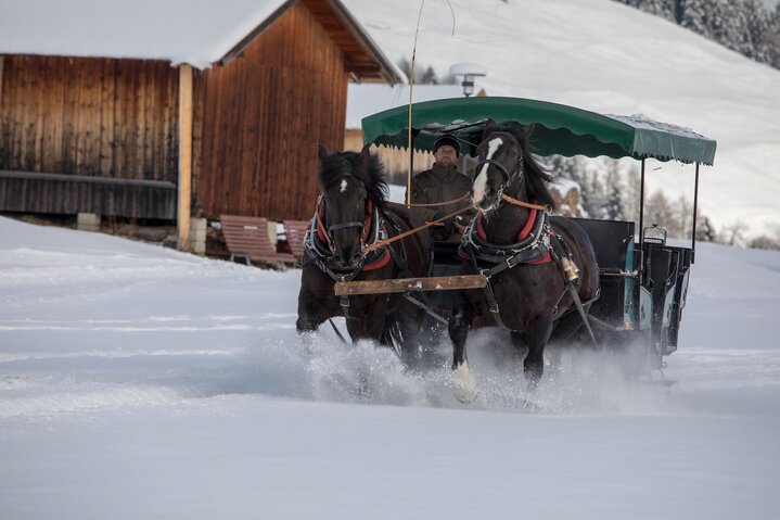 Travelling in the snow