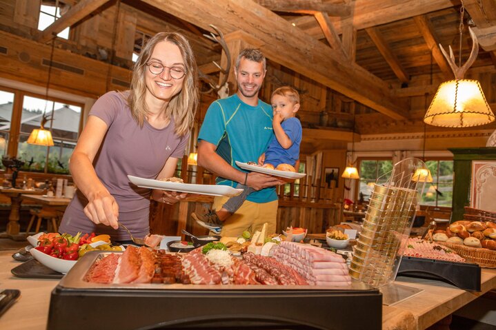 Hüttenbrunch mit der Familie