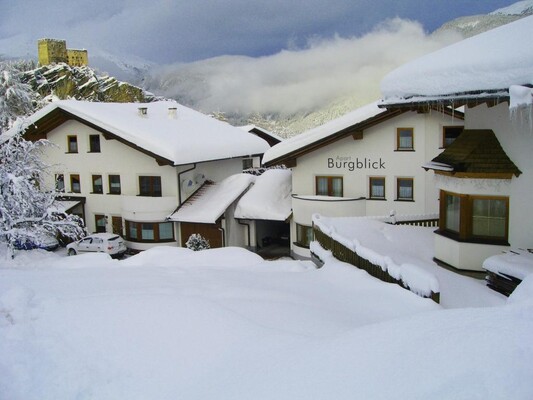 The Apart Burgblick covered in snow