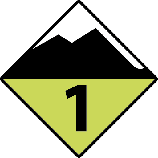 Avalanche danger level 1